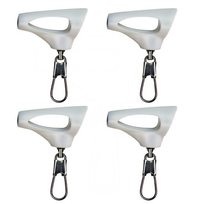 Πλεξούδες με γάντζους σχεδίασης πετονιά ψαρέματος Πλαστικές κεφαλές περιστρεφόμενες κλιπ ψαρέματος ψαρέματος