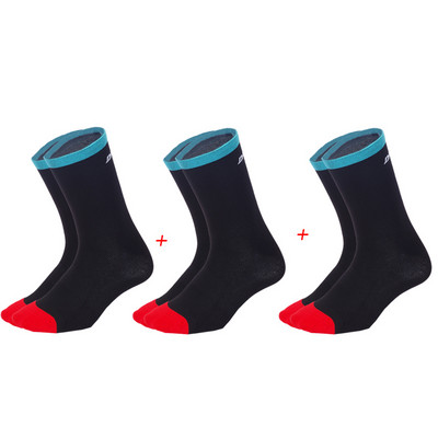 3 poros pakuotėje dviračių kojinės vyriškos, moteriškos lauke kvėpuojančios nailoninės dviračio kojinės bėgimui važiavimo dviračiu kompresinės kojinės iki kelių