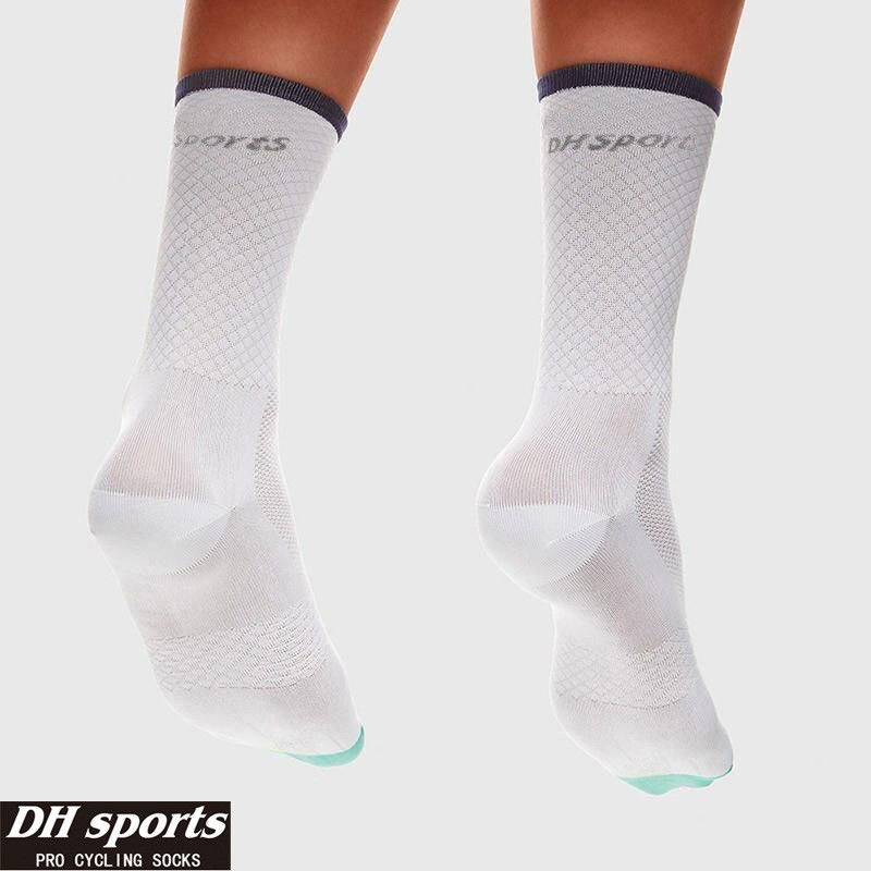 3 poros pakuotėje dviračių kojinės vyriškos, moteriškos lauke kvėpuojančios nailoninės dviračio kojinės bėgimui važiavimo dviračiu kompresinės kojinės iki kelių