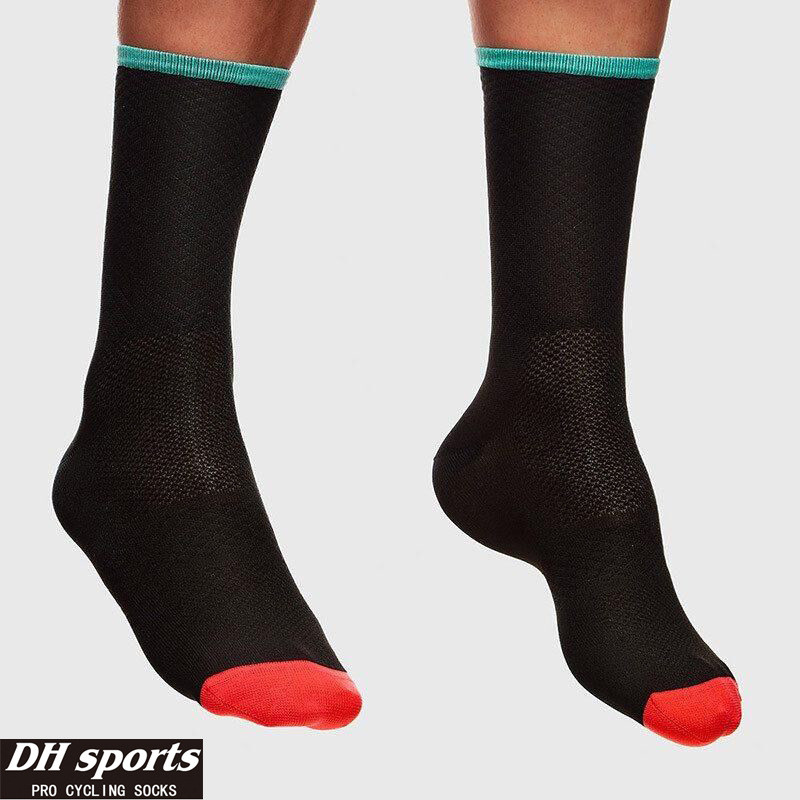 3 poros pakuotėje dviračių kojinės vyriškos, moteriškos lauke kvėpuojančios nailoninės dviračio kojinės bėgimui važiavimo dviračiu kompresinės kojinės iki kelių