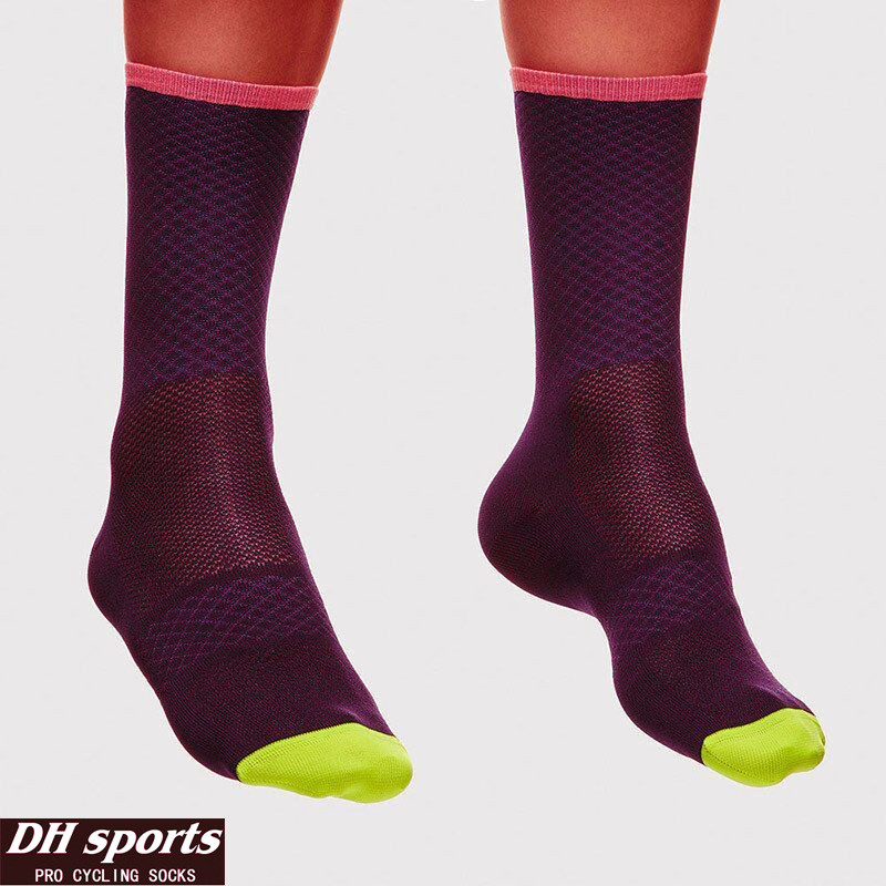 3 poros pakuotėje dviračių kojinės vyriškos, moteriškos lauke kvėpuojančios nailoninės dviračio kojinės bėgimui važiavimo dviračiu kompresinės kojinės iki kelių
