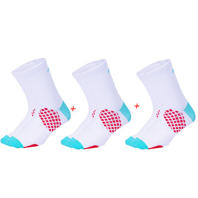 3 poros pakuotėje dviračių kojinės vyriškos moteriškos lauko bėgimo dviračio kojinės kokybiškos važiavimo dviračiu kompresinės sportinės kojinės