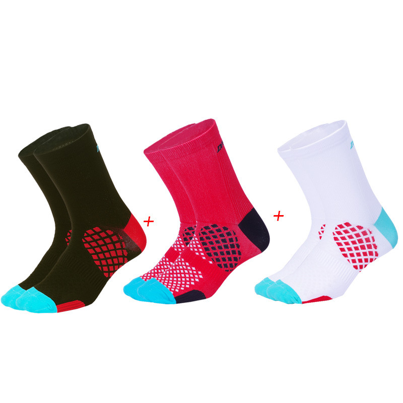 3 poros pakuotėje dviračių kojinės vyriškos moteriškos lauko bėgimo dviračio kojinės kokybiškos važiavimo dviračiu kompresinės sportinės kojinės