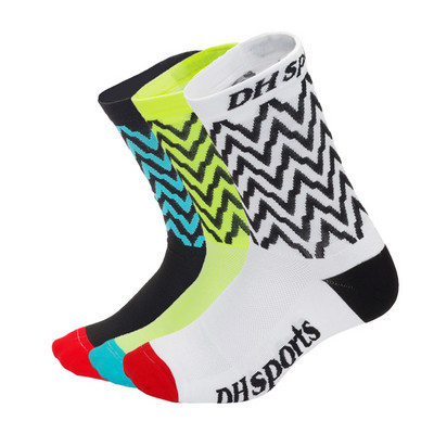 3 чифта в опаковка Професионални чорапи за колоездене Висококачествени мъже, жени Велосипед Велосипед на открито Каране на велосипед Спортни чорапи за бягане