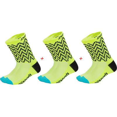 3 ζευγάρια ανά πακέτο Επαγγελματικές κάλτσες ποδηλασίας υψηλής ποιότητας Ανδρικές Γυναικείες Αθλητικές κάλτσες ποδηλάτου εξωτερικού χώρου για τρέξιμο
