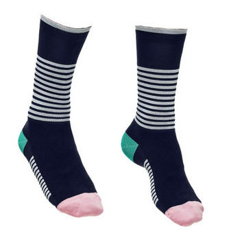 3 чифта в пакет Професионални чорапи за колоездене Дамски мъжки чорапи за защита на краката Велосипедни спортни чорапи Открит шосеен велосипед състезателни чорапи