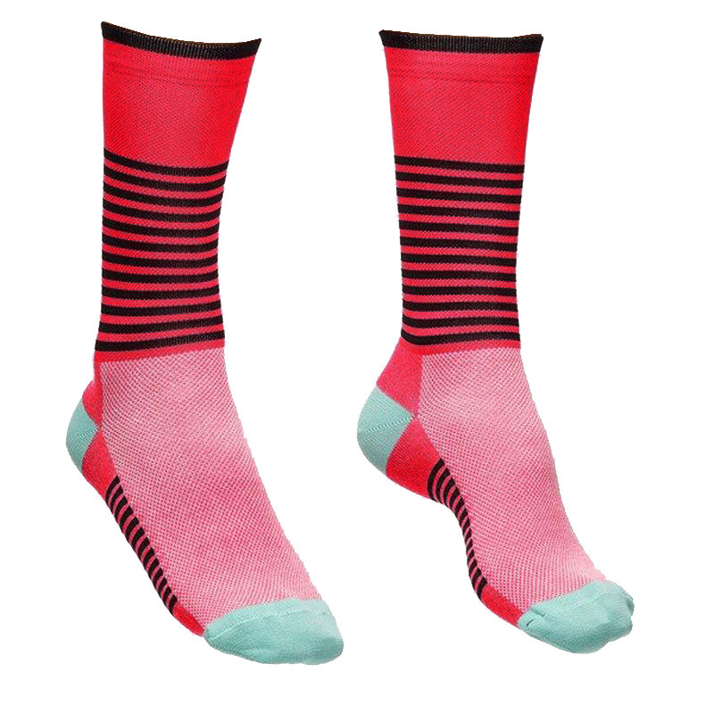 3 poros pakuotėje Profesionalios dviračių kojinės, moteriškos vyriškos pėdų apsaugos dviračių sportinės kojinės lauko dviračių lenktynėms