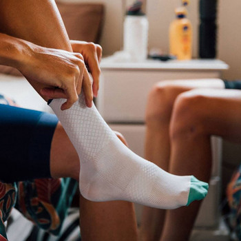 Πολύχρωμες κάλτσες ποδηλάτου KoKossi Ανδρικές Γυναικείες Αθλητικές κάλτσες Κάλτσες για τρέξιμο εξωτερικού χώρου Άνετες μαλακές κάλτσες φιλικές προς το δέρμα