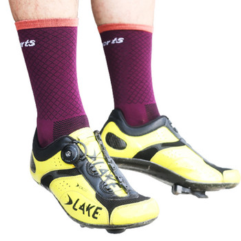 KoKossi Многоцветни чорапи за велосипеди Мъжки Дамски Спортни чорапи Чорапи за къмпинг за бягане на открито Удобни меки щадящи кожата чорапи