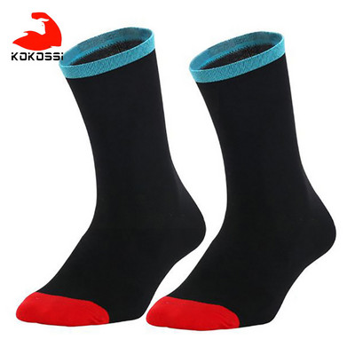 KoKossi Mitmevärvilised jalgrattasokid Meeste Naiste Spordisokid Välijooksu Matkasokid Mugavad Pehmed Nahasõbralikud Sokid