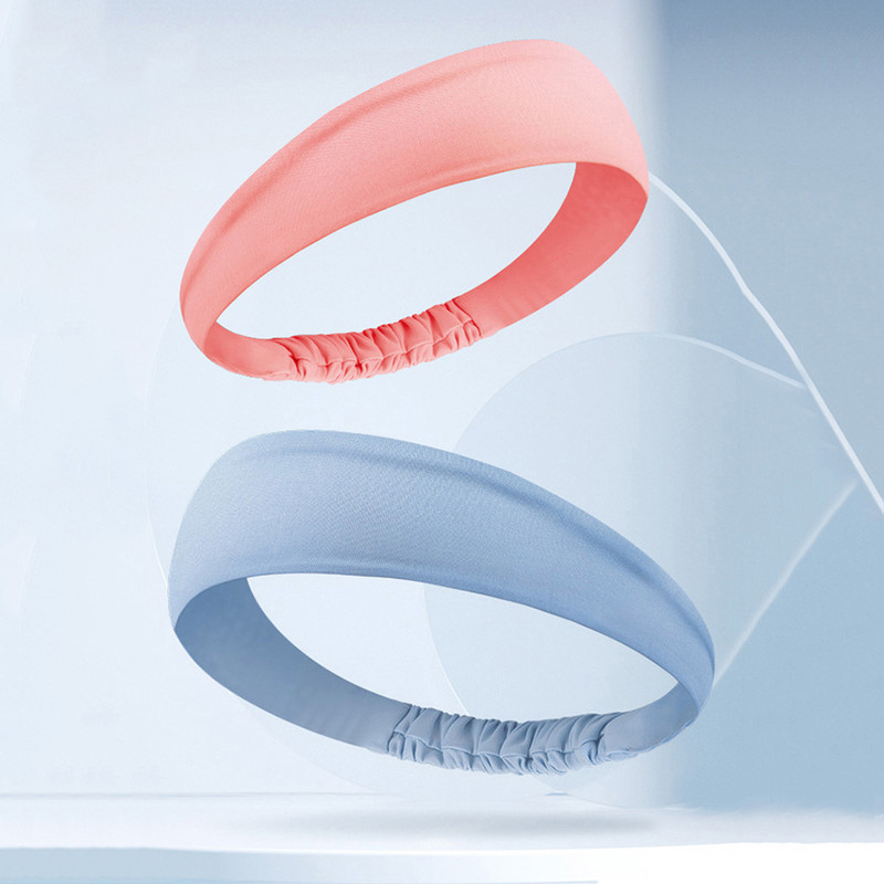 Uniszex jóga hajpántok Légáteresztő poliészter izzadásgátló hajpánt Gyorsan száradó rugalmas, hordozható, nyújtható kültéri sportokhoz