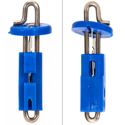 1 paket Udica za poboljšanje učinkovitosti ribolova Oprema za ribolov Mali alat Materijal od nehrđajućeg čelika Okov za otpuštanje 10 8 1 cm