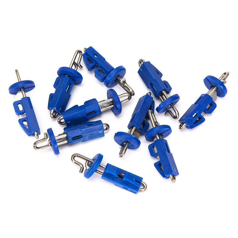 1 paket Udica za poboljšanje učinkovitosti ribolova Oprema za ribolov Mali alat Materijal od nehrđajućeg čelika Okov za otpuštanje 10 8 1 cm