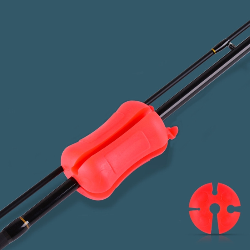 Undiță reutilizabilă Minge fixă Suport pentru undiță din cauciuc Suport pentru undiță în formă de ou Clemă pentru undiță Accesorii de pescuit Durabil 69HD