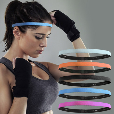 Adjustable Silicone Sports Headband Sweatband Hair Band For Running Cycling Yoga Jogging Basketball Fitness Gym Yoga Hair Bands