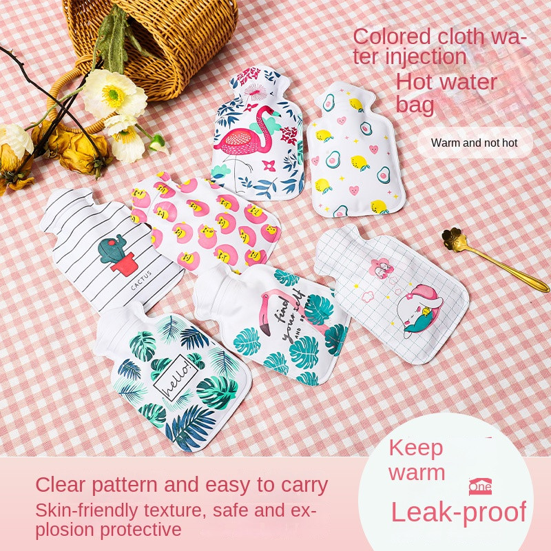 karšto vandens butelis Žiemos mergaičių šiltas animacinis filmukas termoizoliacija atsparus sprogimui šiltas Vandens įpurškimas Universalus karšto vandens maišelio rankos