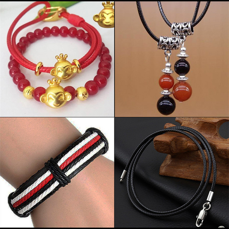 0,5/0,8/1,0/1,5/2,0 mm spalvingas vaškuotas virvelis vaškuotas siūlas virvelė apyrankė madingi papuošalai Didmeninė virvė papuošalams gaminti