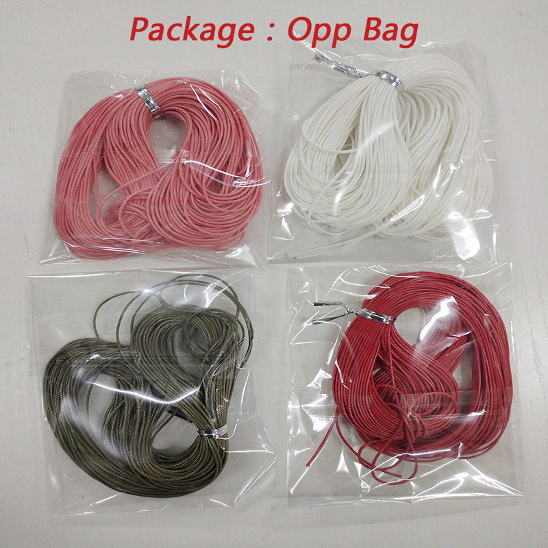 0,5/0,8/1,0/1,5/2,0 mm spalvingas vaškuotas virvelis vaškuotas siūlas virvelė apyrankė madingi papuošalai Didmeninė virvė papuošalams gaminti