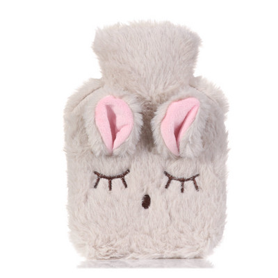 Drăguț de desene animate cu injecție de apă, sticle de apă caldă, mini încălzitor portabil de iarnă, rezistent la explozie