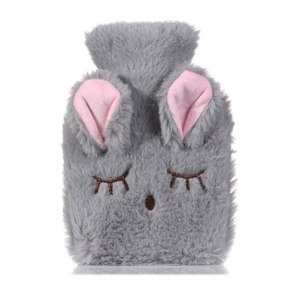 Drăguț de desene animate cu injecție de apă, sticle de apă caldă, mini încălzitor portabil de iarnă, rezistent la explozie