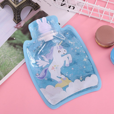 1 vnt mielas animacinis PVC karšto vandens butelis karšto vandens šildytuvo varžtas Aukščiausios kokybės nešiojamas vandens užpildymo karšto vandens maišelis dviejų formų