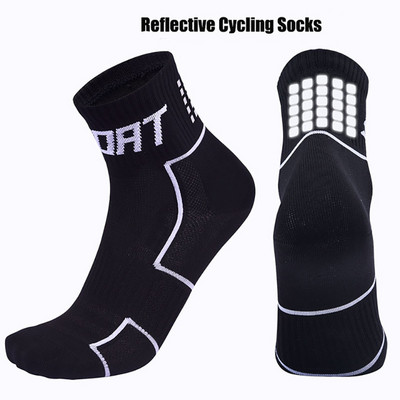 USHINE naiste helkurid jooksusokid öised rattasokid hingavad libisemiskindlad välispordialad korvpall korvpallisokid meestele