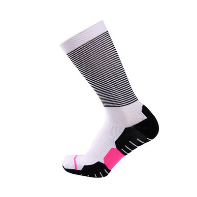 Naujos profesionalios krepšinio kojinės vyrams, moterims, bėgiojantiems lauke, sportinės kojinės, apsaugančios pėdas, kvėpuojančios dviračių kojines