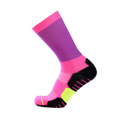 Naujos profesionalios krepšinio kojinės vyrams, moterims, bėgiojantiems lauke, sportinės kojinės, apsaugančios pėdas, kvėpuojančios dviračių kojines