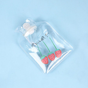 Nešiojamas skaidrus karšto vandens butelis mielas mini citrininis kaktusas arbūzas braškių rankų šildytuvas, skirtas skausmo malšinimui vaikams, dovana FA