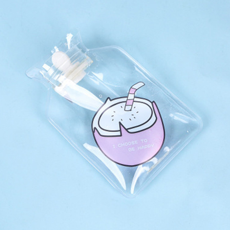 Nešiojamas skaidrus karšto vandens butelis mielas mini citrininis kaktusas arbūzas braškių rankų šildytuvas, skirtas skausmo malšinimui vaikams, dovana FA