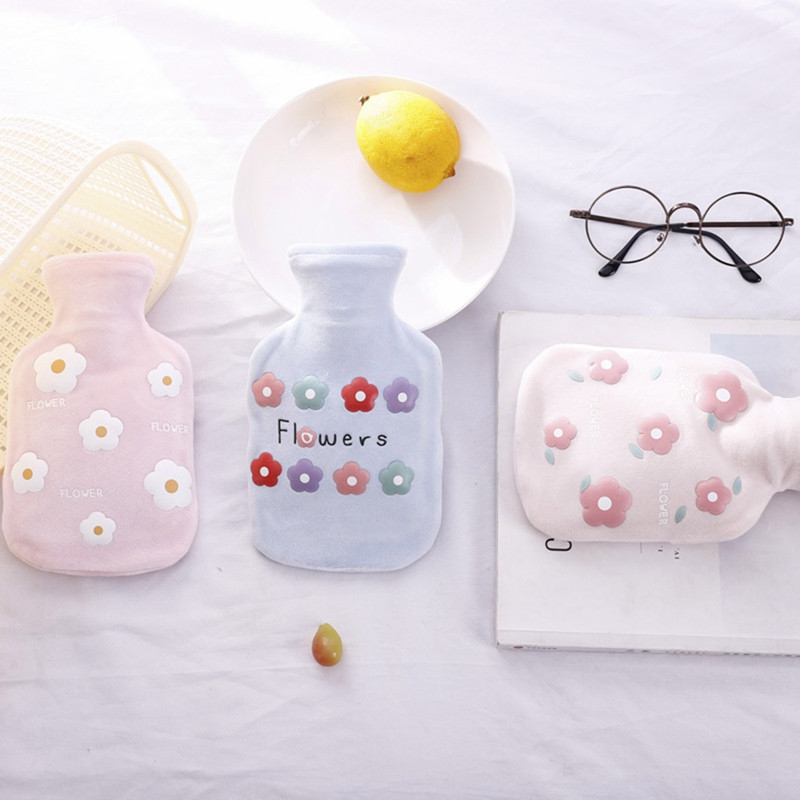 1 buc. Minuți sticle de apă caldă de mână cu desene animate încântătoare. Încălzitor portabil de mâini pentru fete, picioare calde de palat, pungi de apă caldă