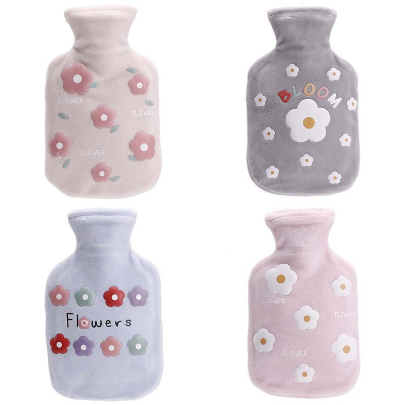 1 buc. Minuți sticle de apă caldă de mână cu desene animate încântătoare. Încălzitor portabil de mâini pentru fete, picioare calde de palat, pungi de apă caldă