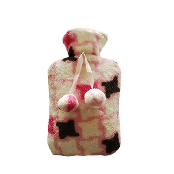 Κάλυμμα τσάντας μπουκαλιού ζεστού νερού Coral Fleece Πανί 1000ml Keep Warm Μαλακό σπίτι Χαλαρωτικό xobw
