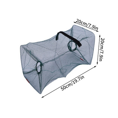 Sulankstomas žuvų karpių jaukų narvelis Krevečių krepšelis Žvejybos narvas tinklas Žuvis vėžiai Omarai Gaudyklės gaudyklės gaudyklės tinklelio tinklas