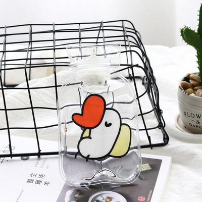 FURGERIN Rankų šilto vandens maišelis mielas karšto butelio vandens maišelis karštas daugkartinis rankų šildytuvas Mini karšto maišeliai skaidrūs namų apyvokos daiktai