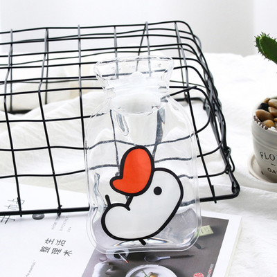 FURGERIN Rankų šilto vandens maišelis mielas karšto butelio vandens maišelis karštas daugkartinis rankų šildytuvas Mini karšto maišeliai skaidrūs namų apyvokos daiktai