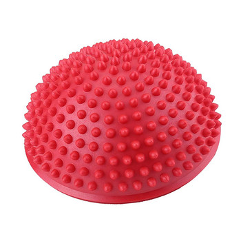 16 см топка за йога PVC надуваема точка за масаж Half Fit Ball Balance Trainer Стабилизатор GYM Пилатес Фитнес балансираща топка