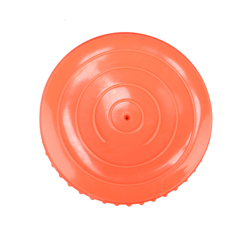 Minge de yoga de 16 cm punct de masaj gonflabil din PVC Half Fit Ball Balance Trainer Stabilizer GYM Pilates Fitness Balancing Ball