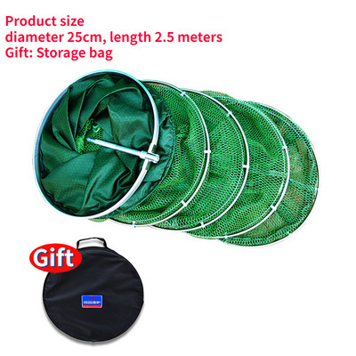 Nešiojamas sulankstomas žvejybos tinklas Žuvų krevečių krabų tinklelis spyruoklinis narvelis Greitai džiūstantis lauko žvejybos tinklas gaudyklės žvejybos priedai