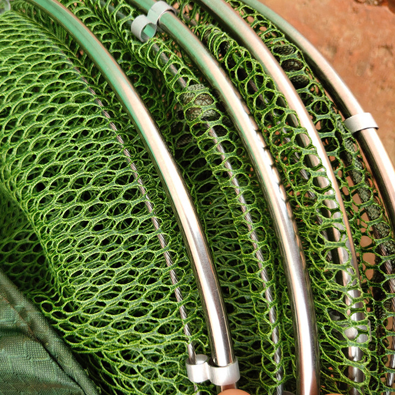 Nešiojamas sulankstomas žvejybos tinklas Žuvų krevečių krabų tinklelis spyruoklinis narvelis Greitai džiūstantis lauko žvejybos tinklas gaudyklės žvejybos priedai