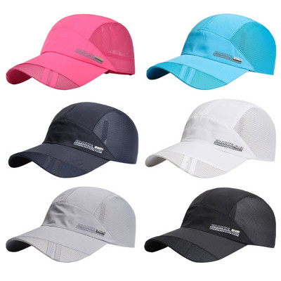 Men Women Quick-drying Outdoor Sports Running Caps Baseball Mesh Hat Visor  Drop Shipping