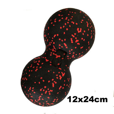 Moterų jogos įranga Jogos putplasčio ritinėlių blokas žemės riešutų kamuoliukų rinkinys, žemės riešutų masažas, ritinėlių kamuoliukų terapija, atsipalaidavimas, kūno rengybos pratimai