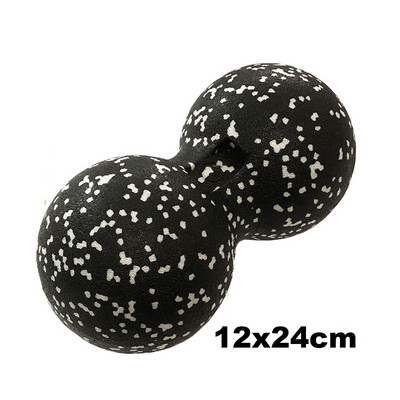 Moterų jogos įranga Jogos putplasčio ritinėlių blokas žemės riešutų kamuoliukų rinkinys, žemės riešutų masažas, ritinėlių kamuoliukų terapija, atsipalaidavimas, kūno rengybos pratimai