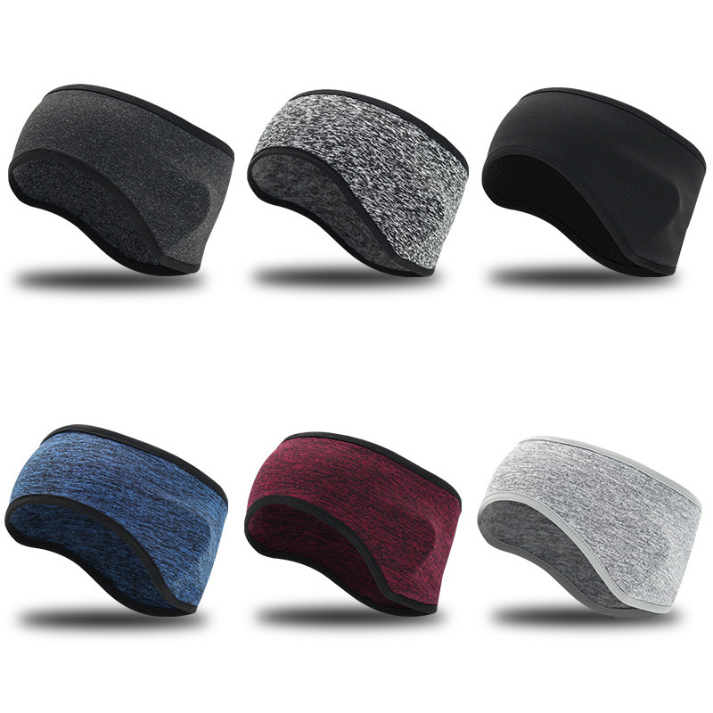 Χειμερινή ποδηλασία Αυτιά Θερμότερα Ανδρικά Γυναικεία Κεφαλόδεσμος Αθλητισμός εξωτερικού χώρου Σκι Τρέξιμο Ζώνη κεφαλής ελαστικό Fleece Γιόγκα Headwear Unisize