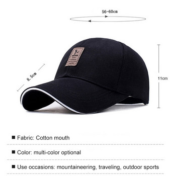 Мъже Жени Бейзболна шапка Козирка за бягане Бързосъхнеща лятна UV защита Шапка за спорт на открито