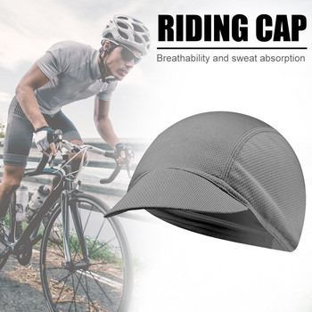 Едноцветна мрежеста дишаща шапка за езда на открито, велосипедна шапка, слънцезащита, лятна еластична шапка за катерене, риболовна шапка