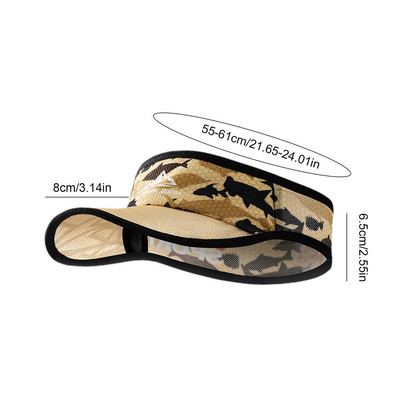 Vyrų apsauginis kremas nuo saulės, tuščias kamufliažinis skrybėlė nuo saulės vyrams ir moterims žvejybai tuščia kepurė bėgimui