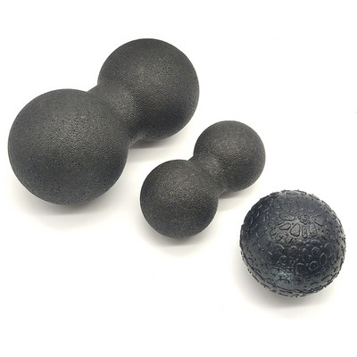 Žemės riešutų masažo kamuoliukų rinkinys Lacrosse Ball EPP Fascia Therapy raumenų kamuolys, skirtas miofascialinio atpalaidavimo raumenims atpalaiduojantis taškinis masažas