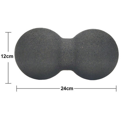 Žemės riešutų masažo kamuoliukų rinkinys Lacrosse Ball EPP Fascia Therapy raumenų kamuolys, skirtas miofascialinio atpalaidavimo raumenims atpalaiduojantis taškinis masažas