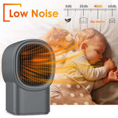 Elektrinis šildytuvas Mini nešiojamas stalinis ventiliatoriaus šildytuvas PTC keraminis šildymas šilto oro pūstuvas Namų biuro šildytuvas namų reikmenys